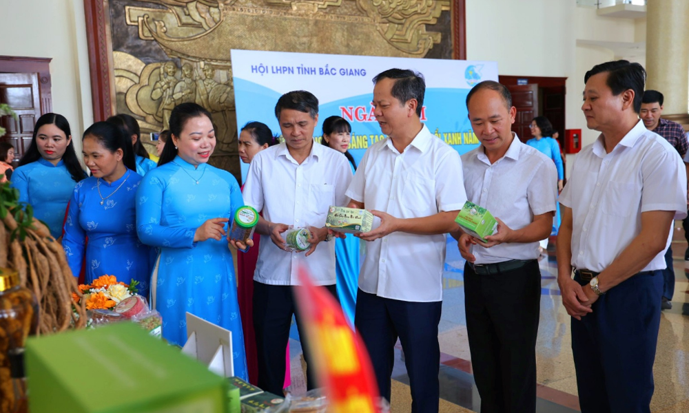  Bắc Giang: Nhiều hoạt động ý nghĩa tại Ngày hội Phụ nữ khởi nghiệp sáng tạo và chuyển đổi xanh